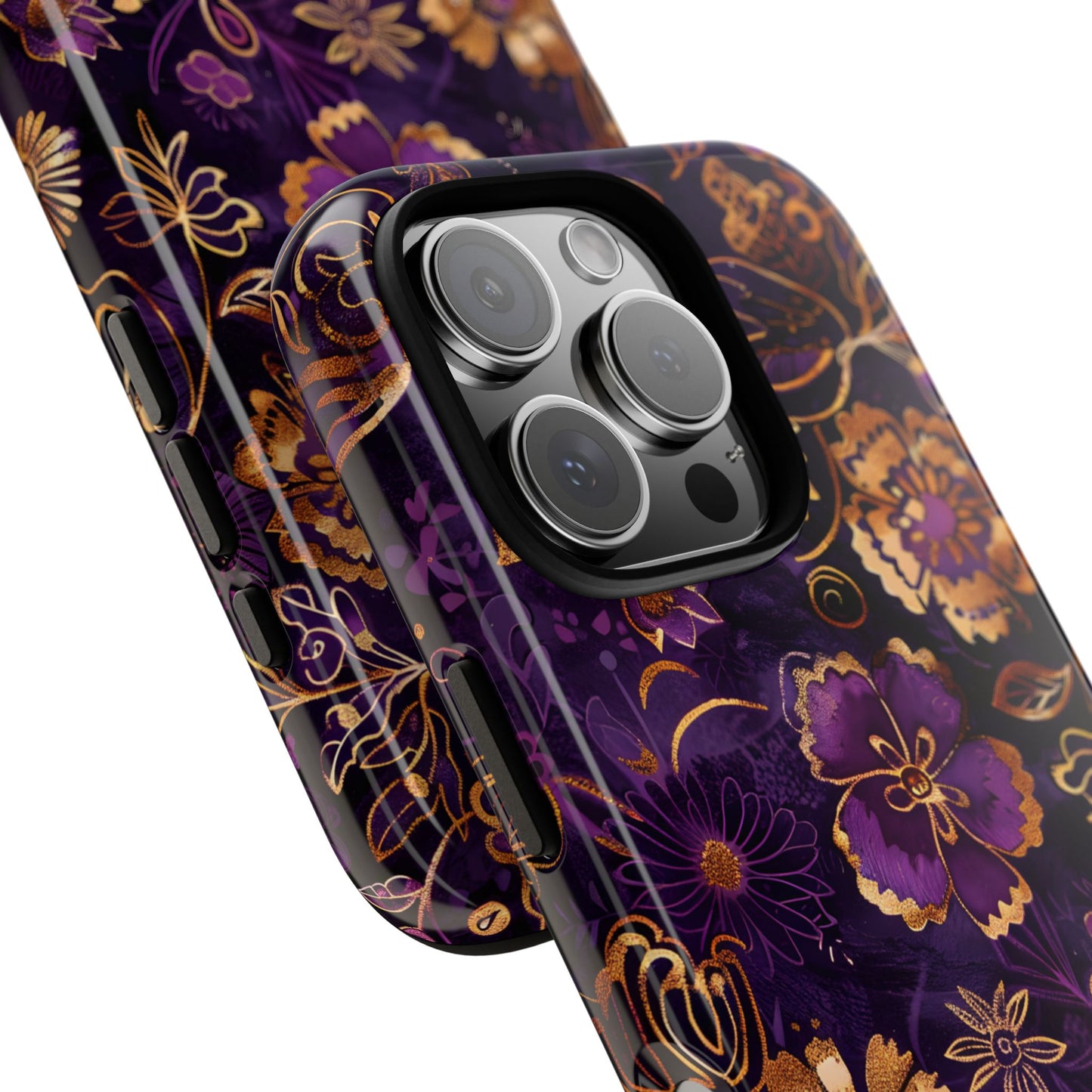 Royal Garden โ Tough Glossy iPhone Case