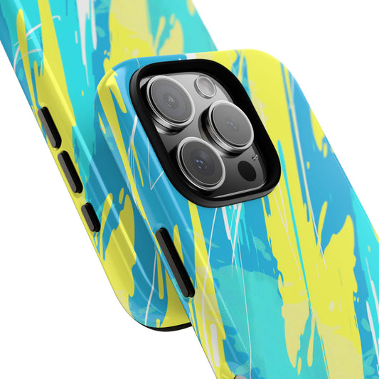 Neon Surge – Tough Glossy iPhone Case