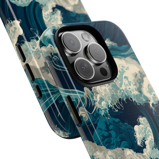 Eternal Waves – Tough Glossy iPhone Case