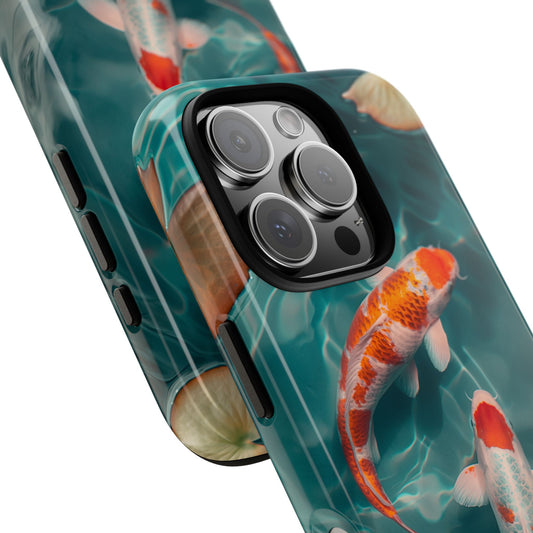 Tranquil Koi Pond – Tough Glossy iPhone Case