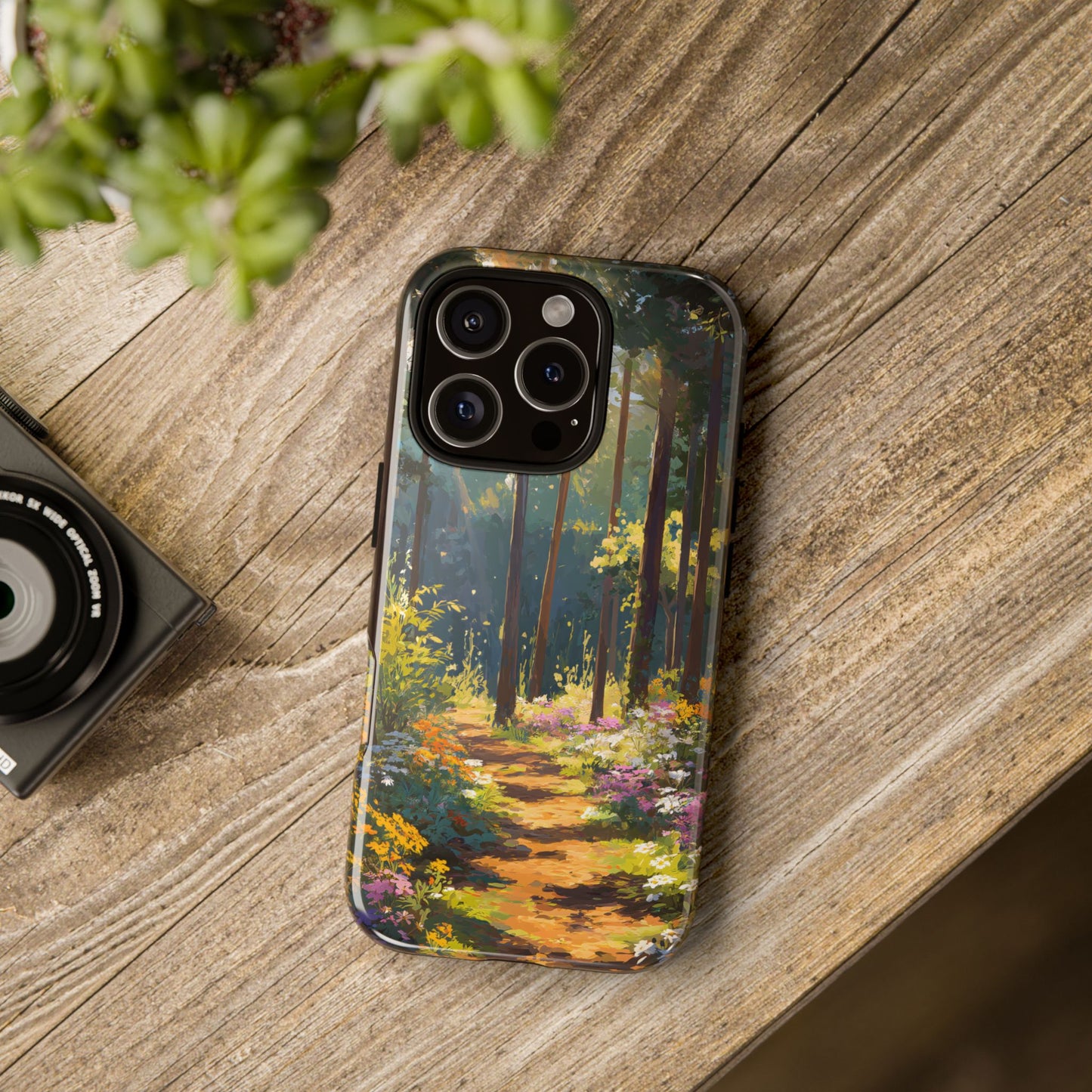 Enchanted Forest Path – Tough Glossy iPhone Case