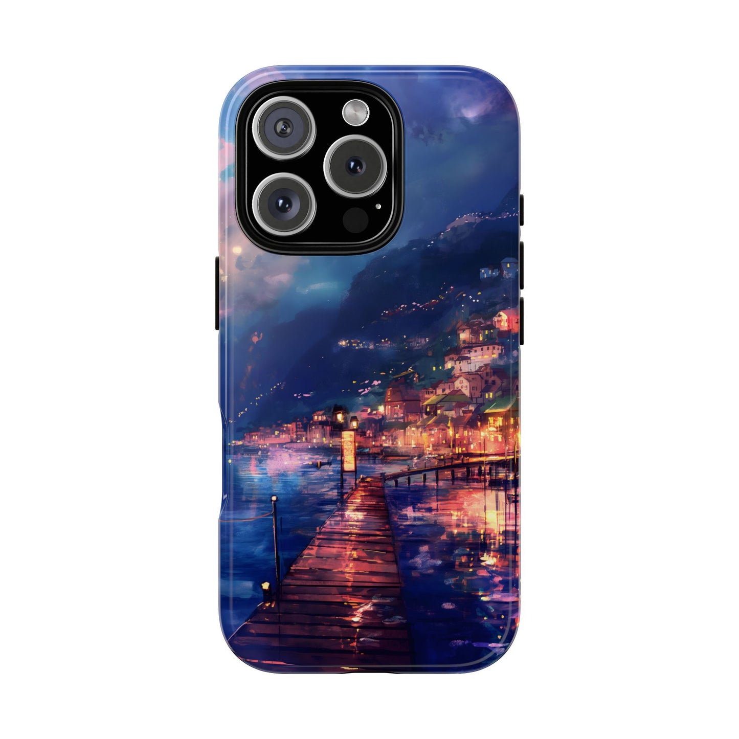 Twilight Harbor – Tough Glossy iPhone Case