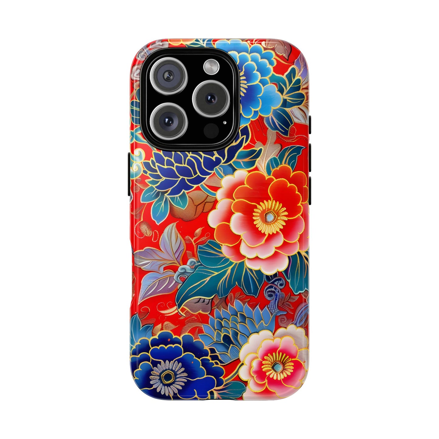 Oriental Blossom โ Tough Glossy iPhone Case