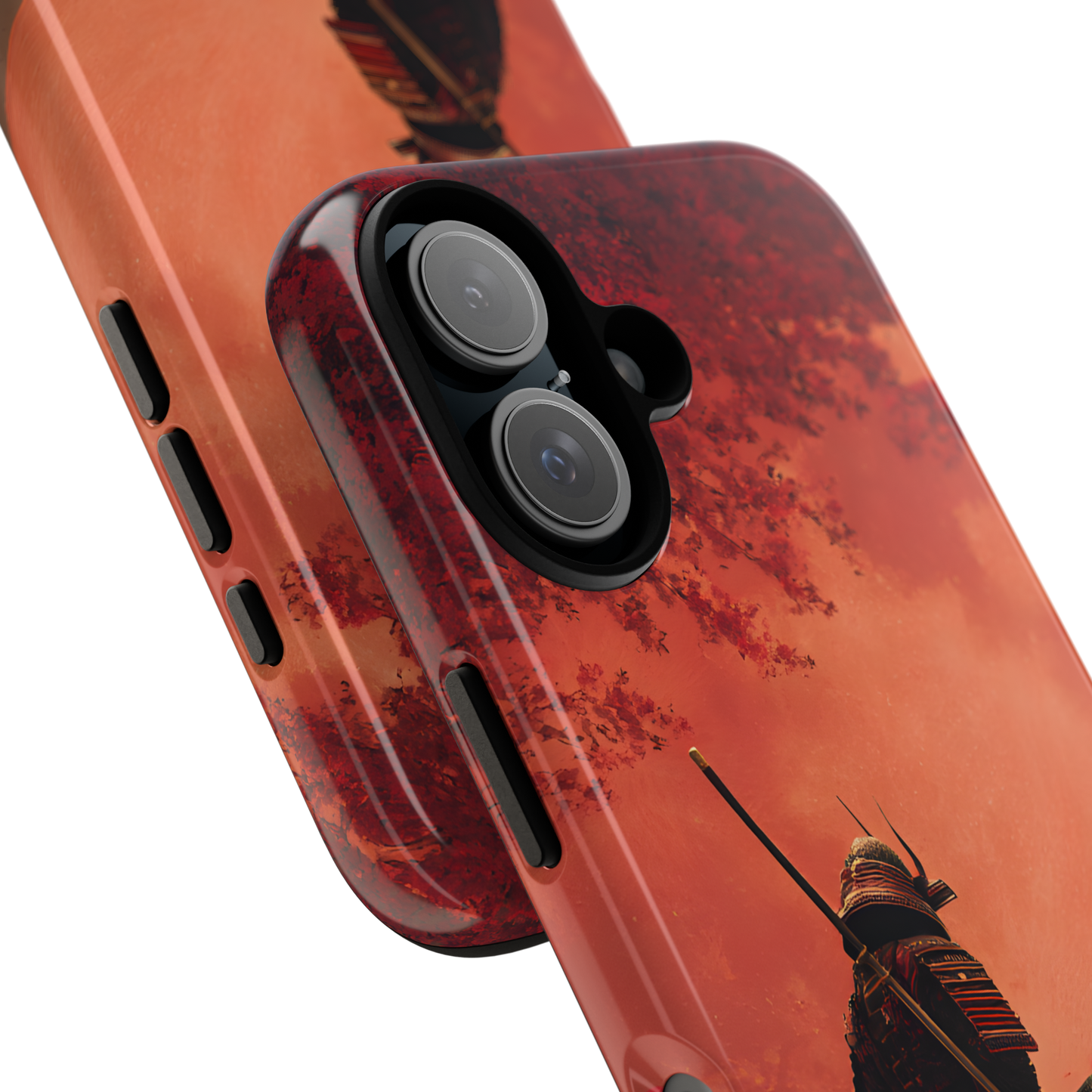 Blood Moon Warrior – Tough Glossy iPhone Case