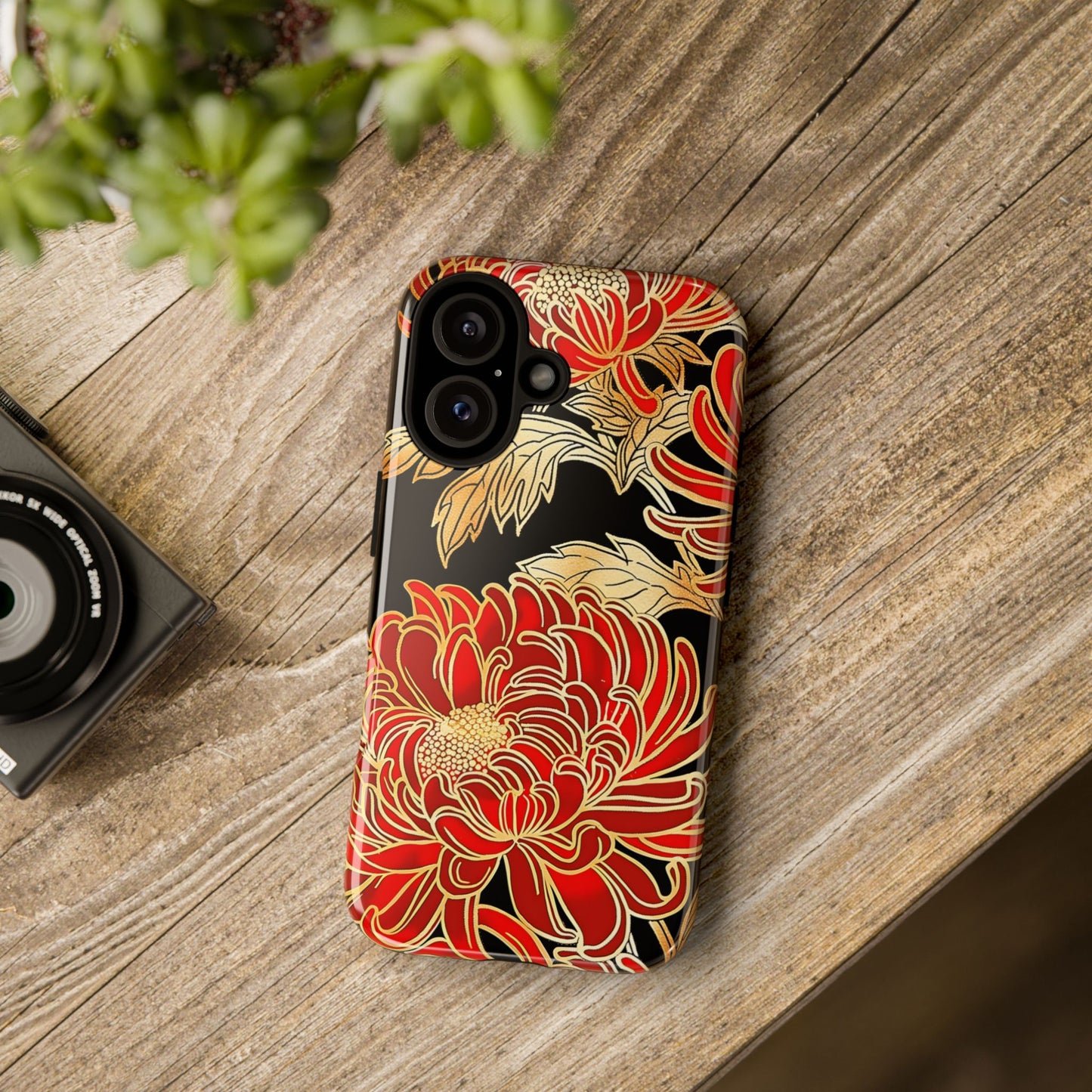 Ember Petals – Tough Glossy iPhone Case