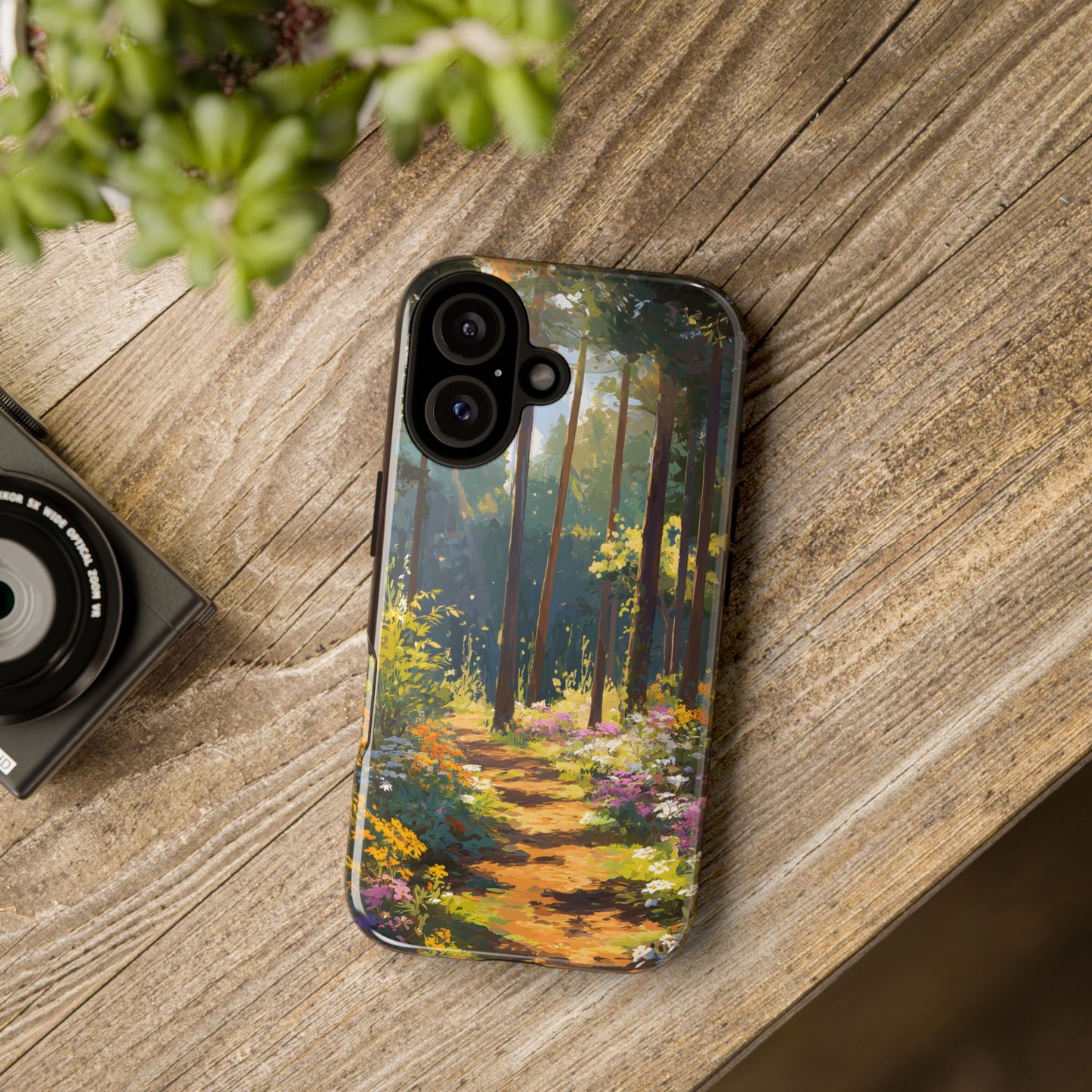 Enchanted Forest Path – Tough Glossy iPhone Case