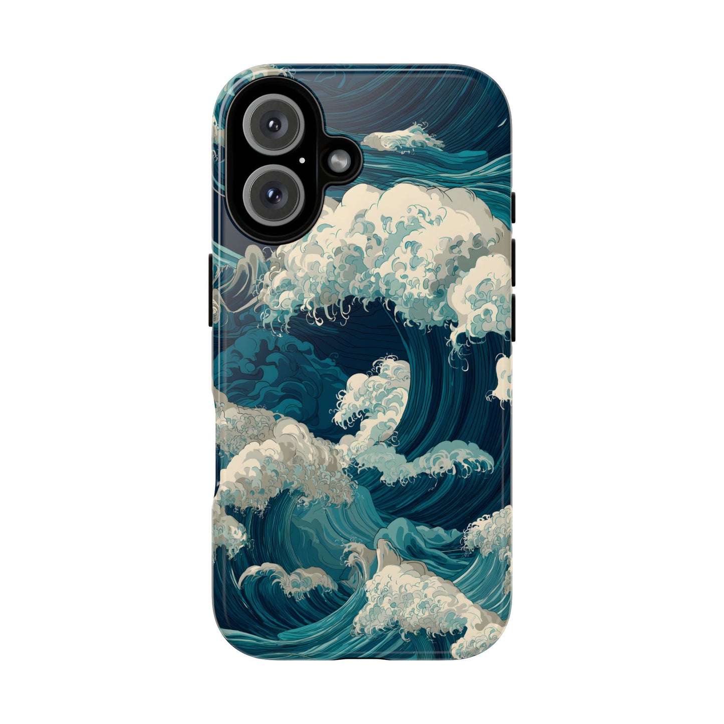 Eternal Waves โ Tough Glossy iPhone Case