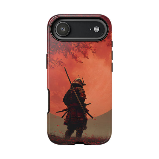 Blood Moon Warrior – Tough Glossy iPhone Case