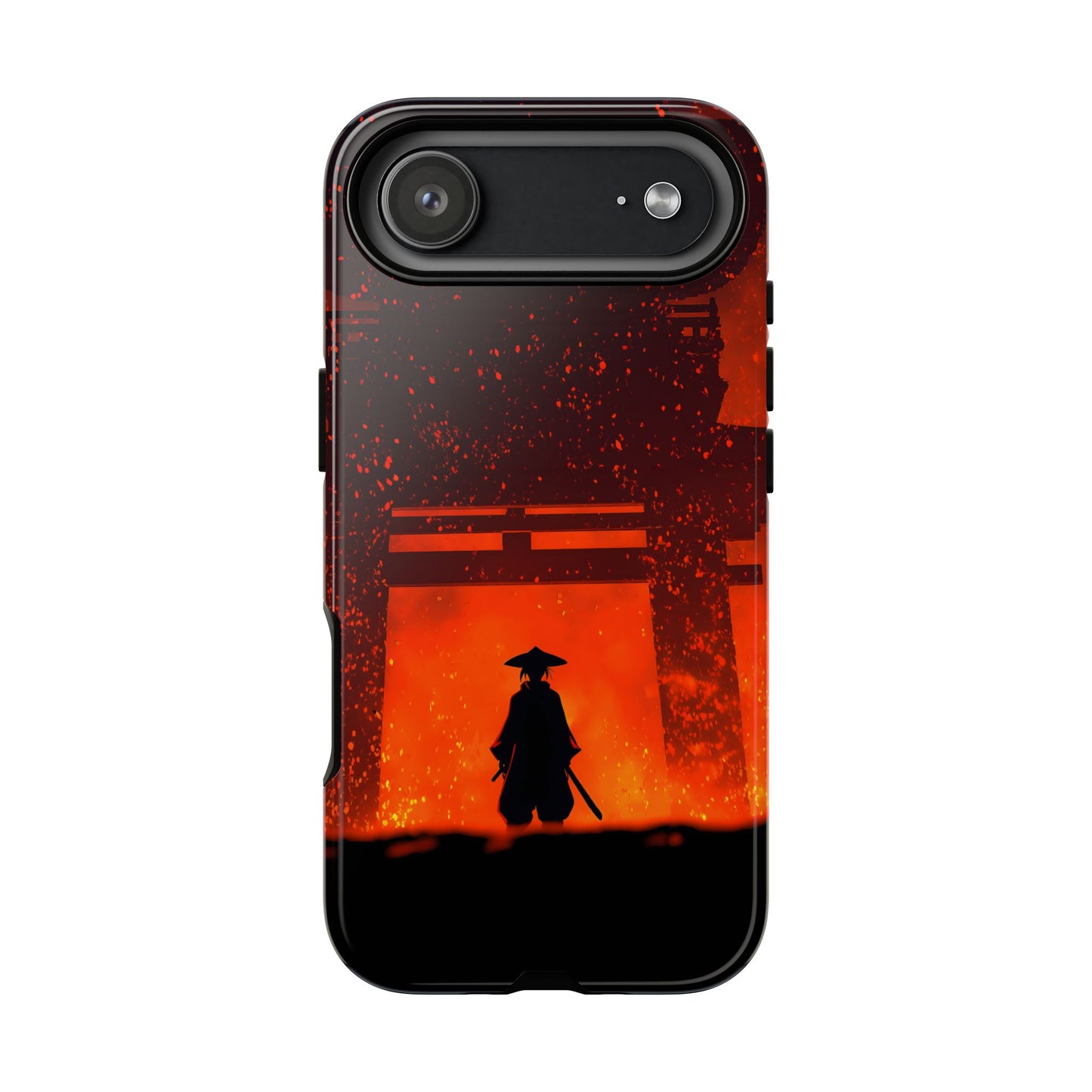 Inferno Gate โ Tough Glossy iPhone Case