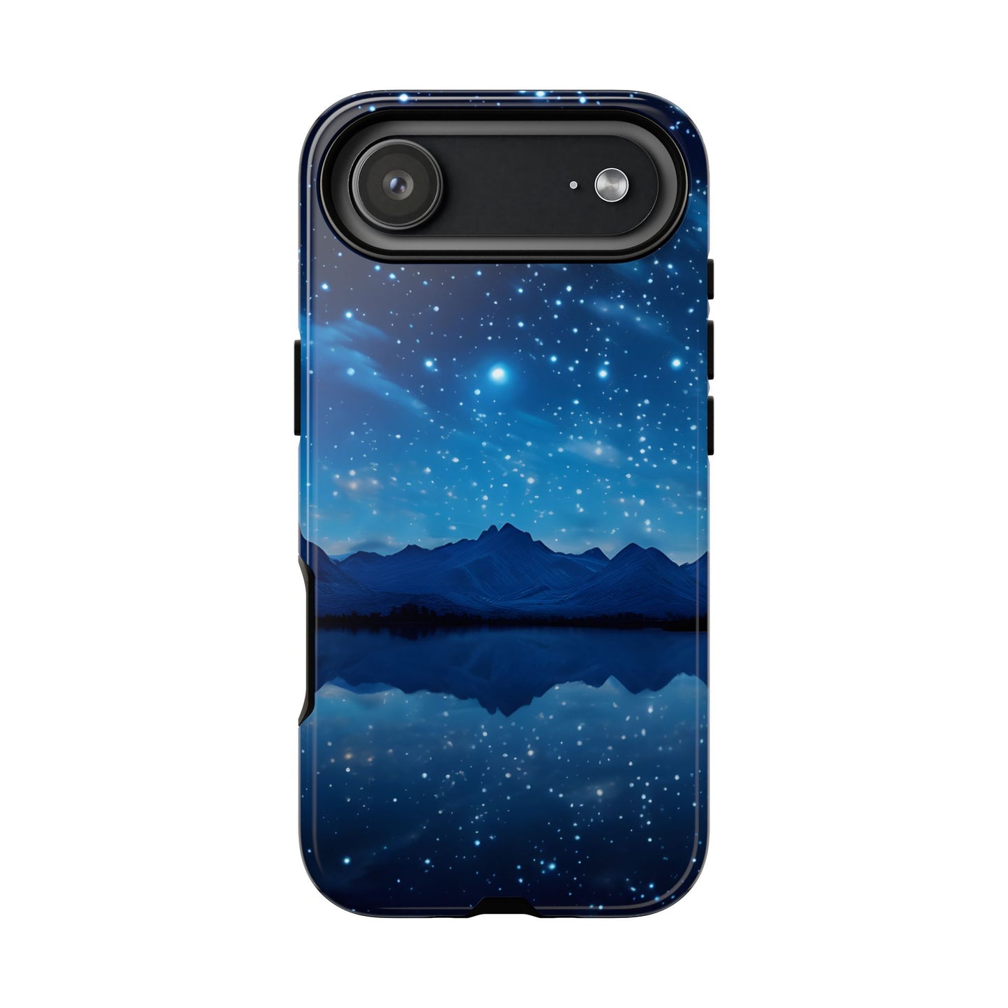 Starlit Reflection โ Tough Glossy iPhone Case