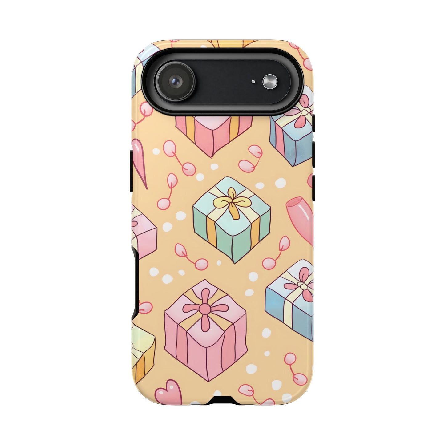 Pastel Gift Delight โ Tough Glossy iPhone Case