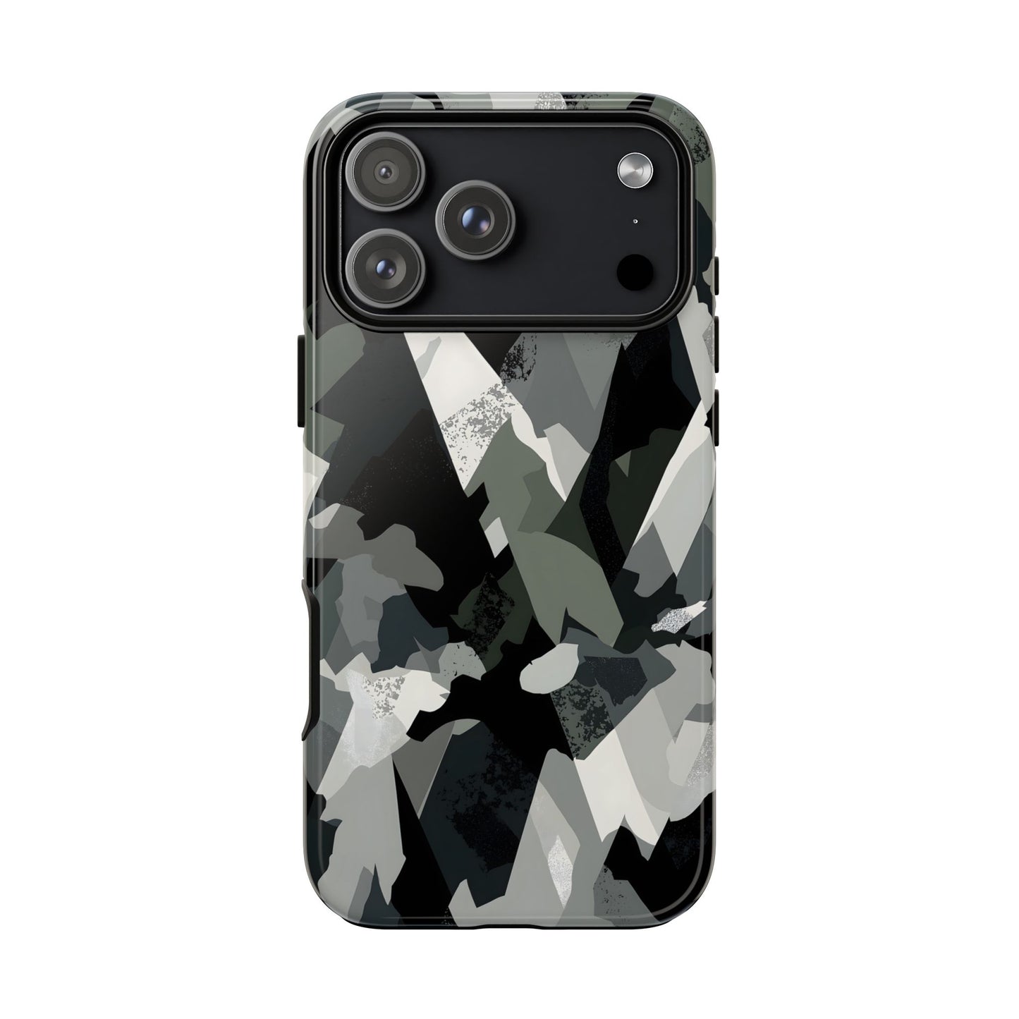 Urban Camo โ Tough Glossy iPhone Case