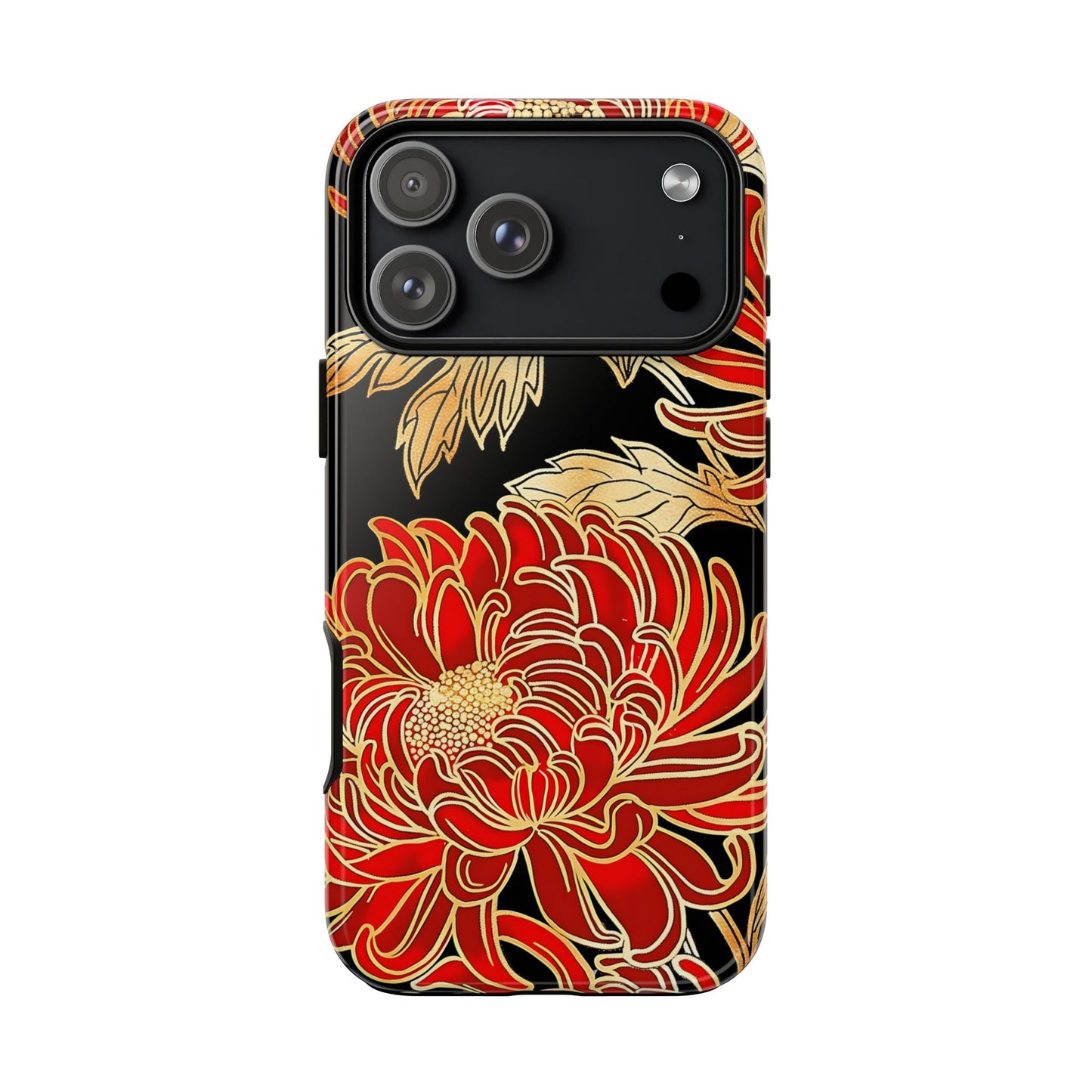 Ember Petals – Tough Glossy iPhone Case