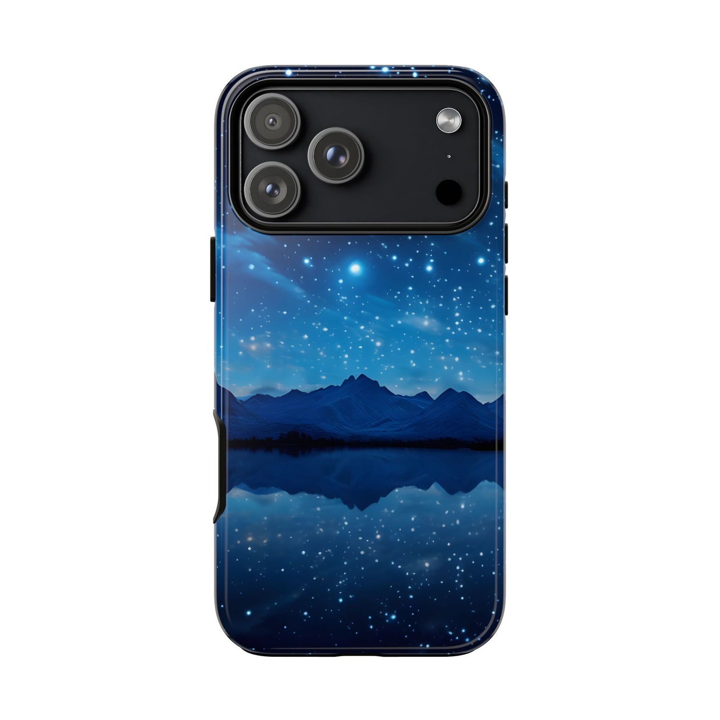 Starlit Reflection โ Tough Glossy iPhone Case