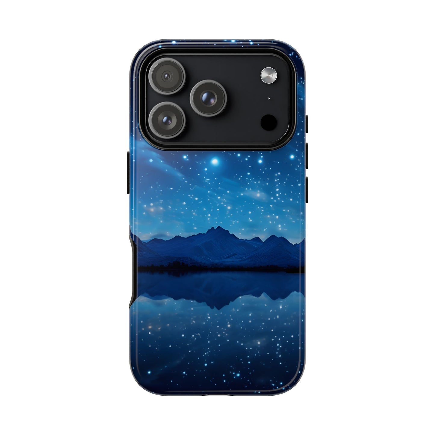 Starlit Reflection โ Tough Glossy iPhone Case