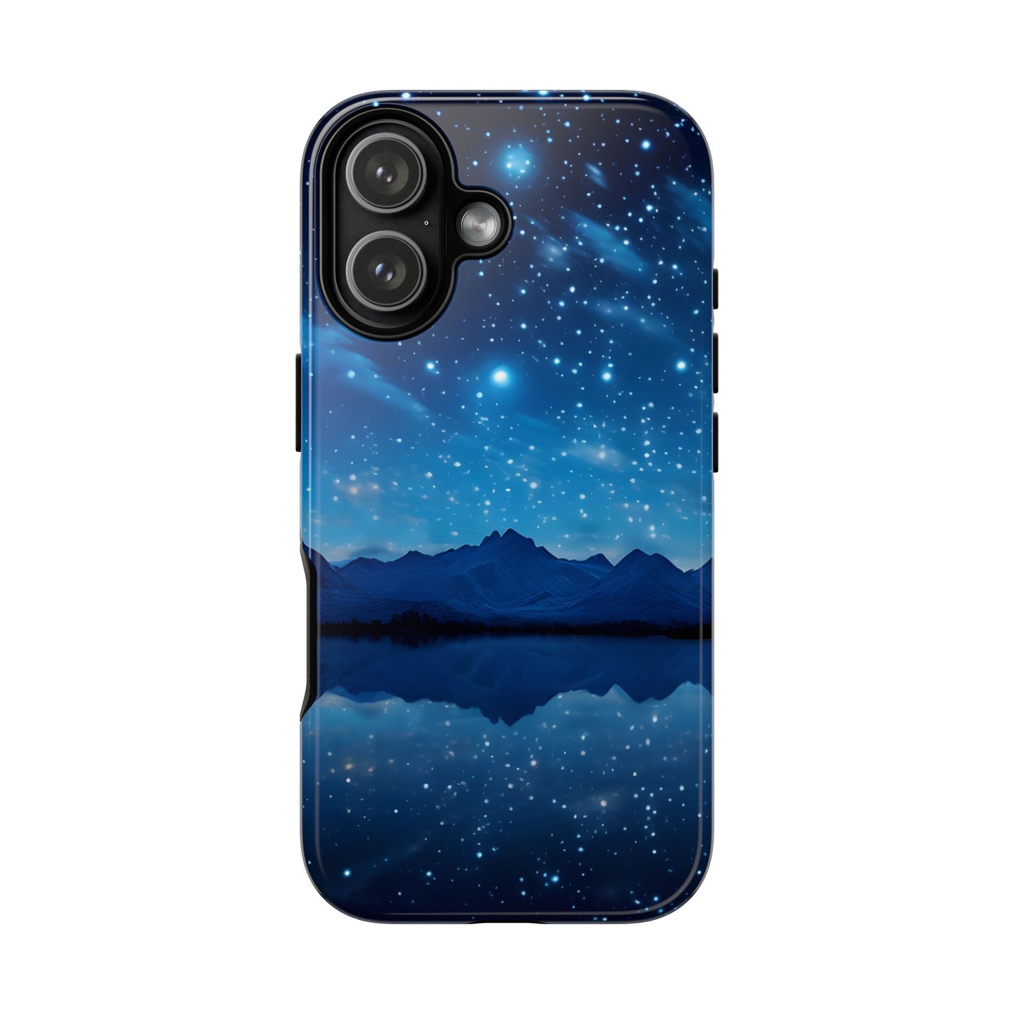 Starlit Reflection โ Tough Glossy iPhone Case