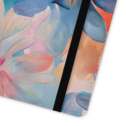 Radiant Bloom – Vegan Leather Wallet Samsung Case