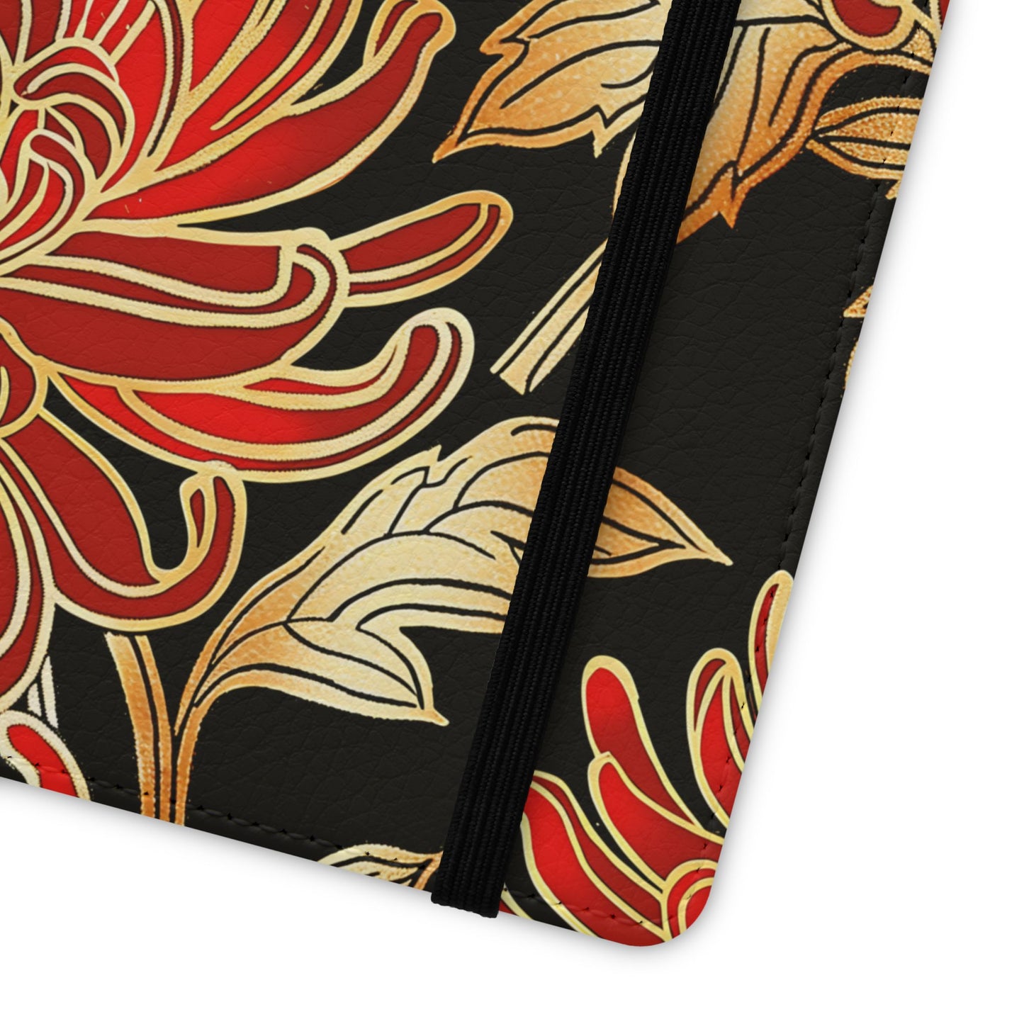 Ember Petals – Vegan Leather Wallet Samsung Case