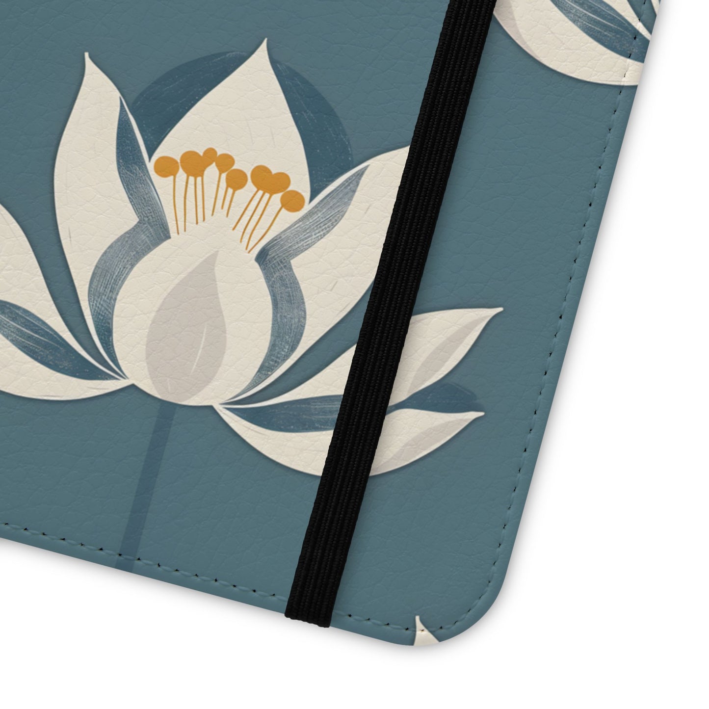 Lotus Serenity – Vegan Leather Wallet Samsung Case