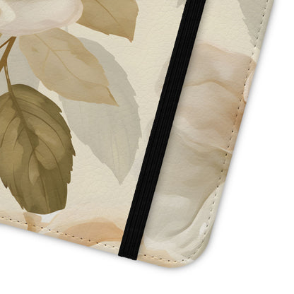 Soft Rose Elegance – Vegan Leather Wallet Samsung Case