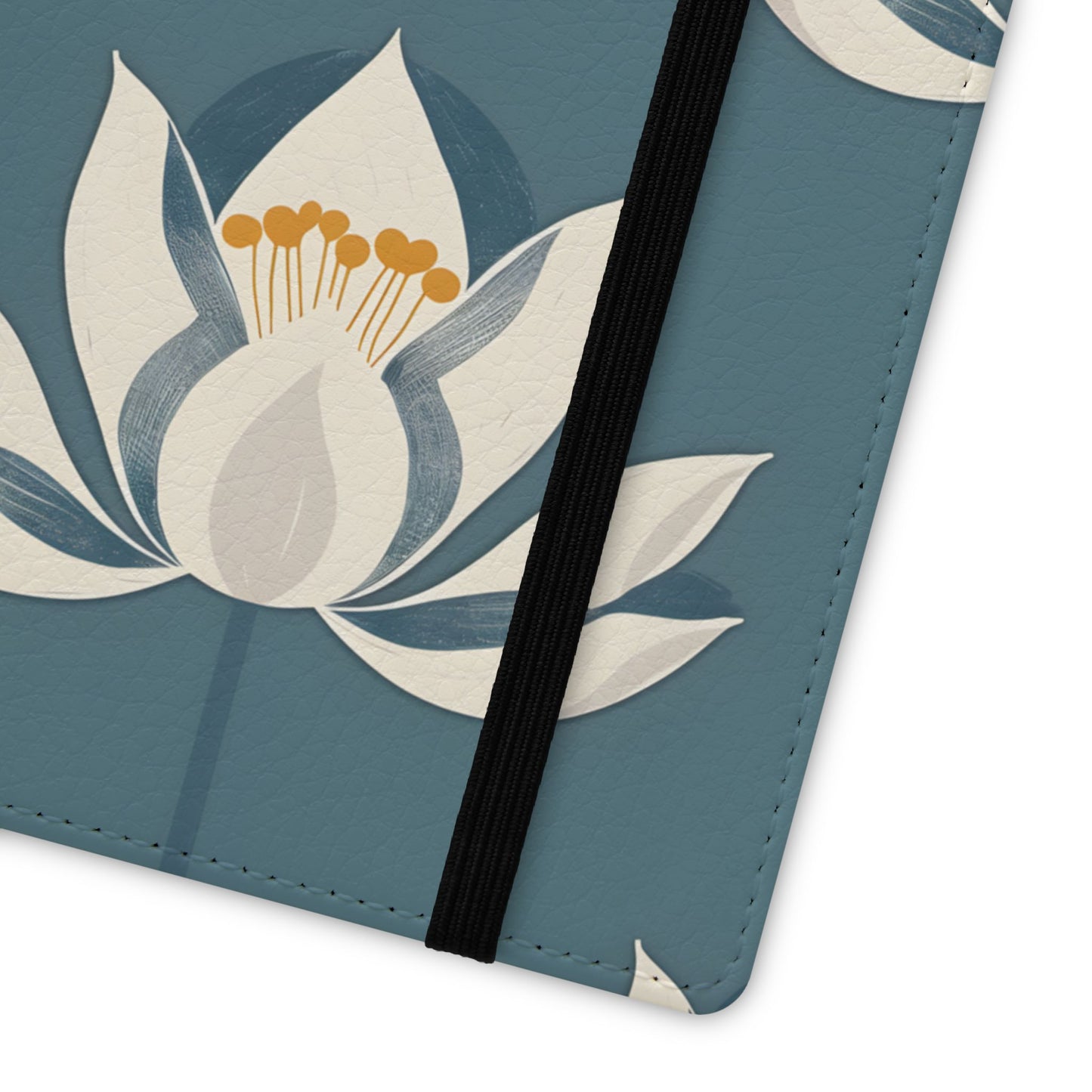 Lotus Serenity – Vegan Leather Wallet Samsung Case