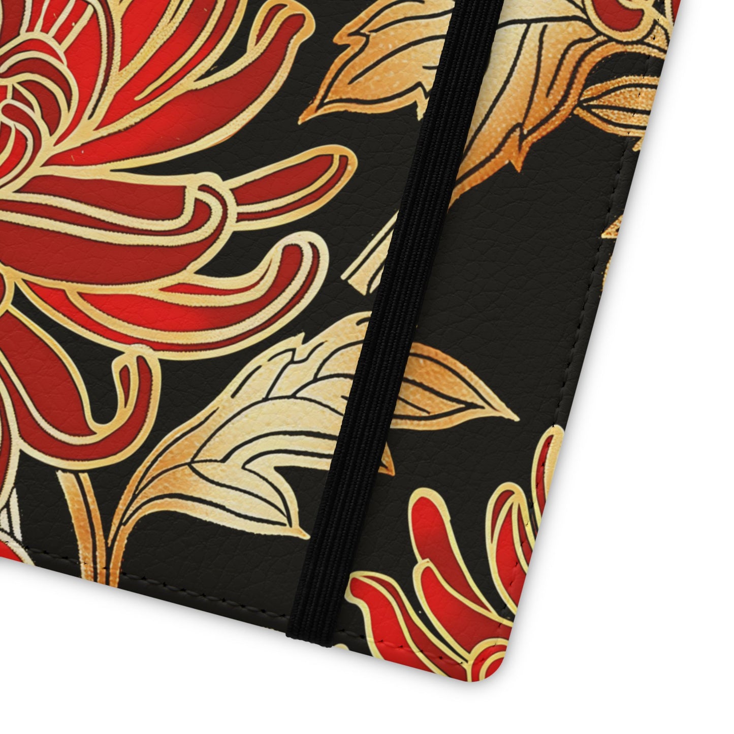 Ember Petals – Vegan Leather Wallet Samsung Case