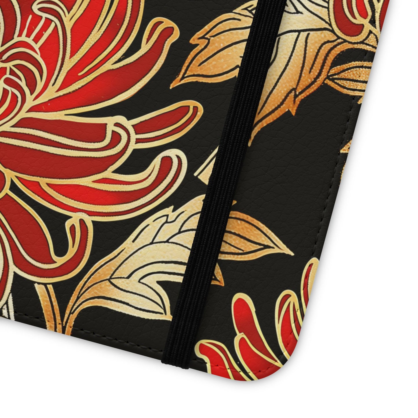 Ember Petals – Vegan Leather Wallet Samsung Case
