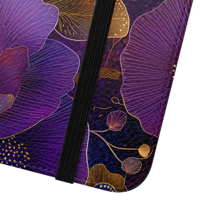 Imperial Petals – Vegan Leather Samsung Flip Phone Case
