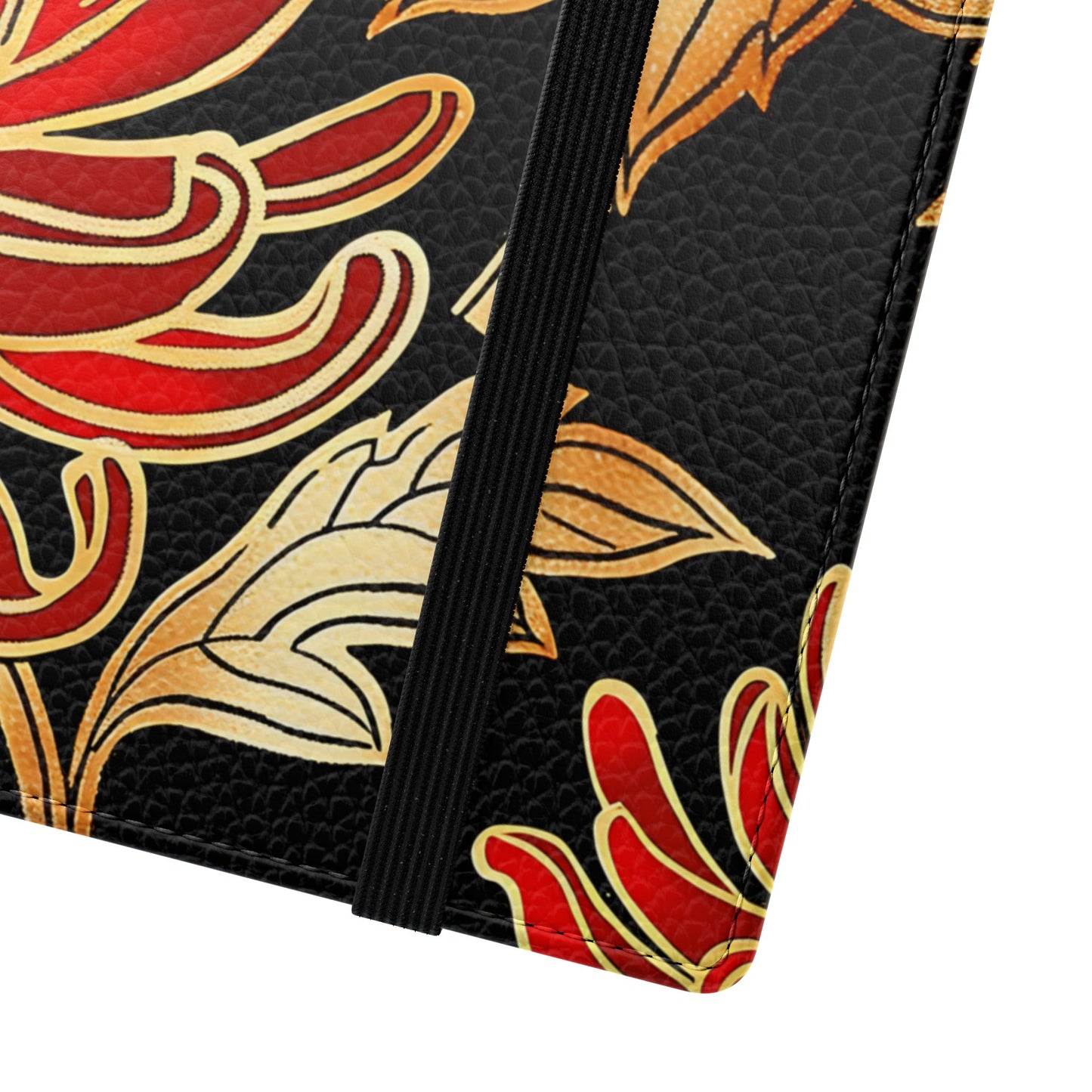 Ember Petals – Vegan Leather Wallet Samsung Case