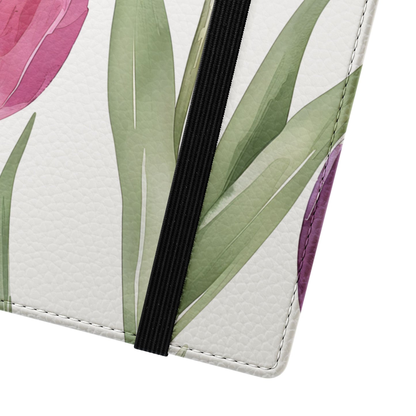 Tulip Serenade – Vegan Leather Wallet Samsung Case
