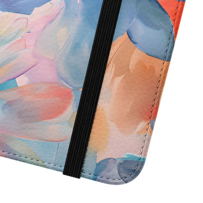 Radiant Bloom – Vegan Leather Wallet Samsung Case