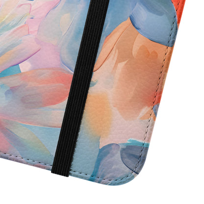 Radiant Bloom – Vegan Leather Wallet Samsung Case