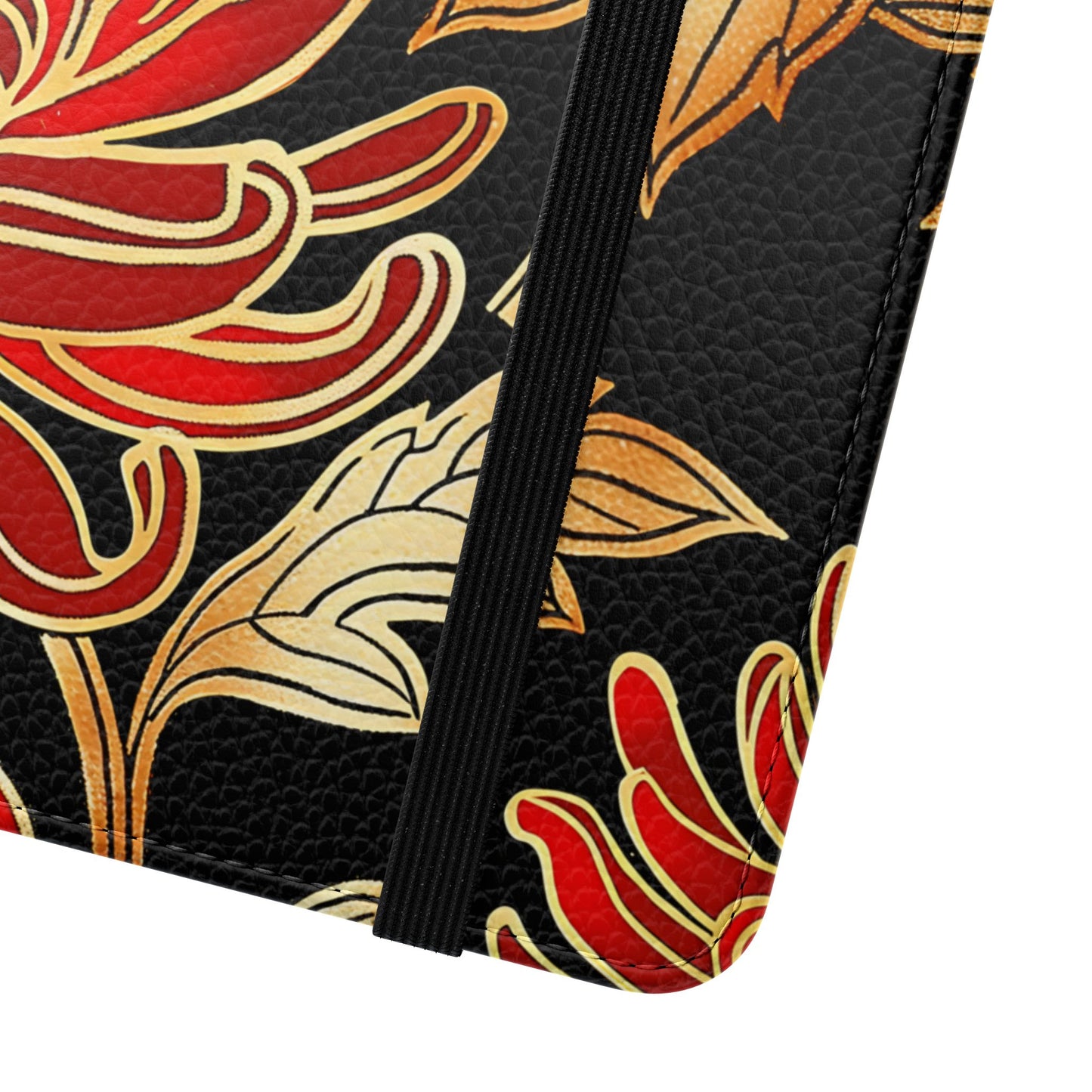Ember Petals – Vegan Leather Wallet Samsung Case
