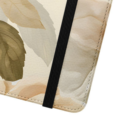 Soft Rose Elegance – Vegan Leather Wallet Samsung Case