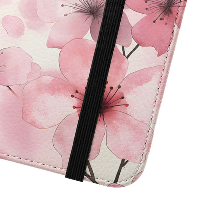 Sakura Veil – Vegan Leather Wallet Samsung Case