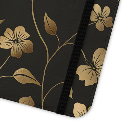 Golden Elegance – iPhone Wallet Case