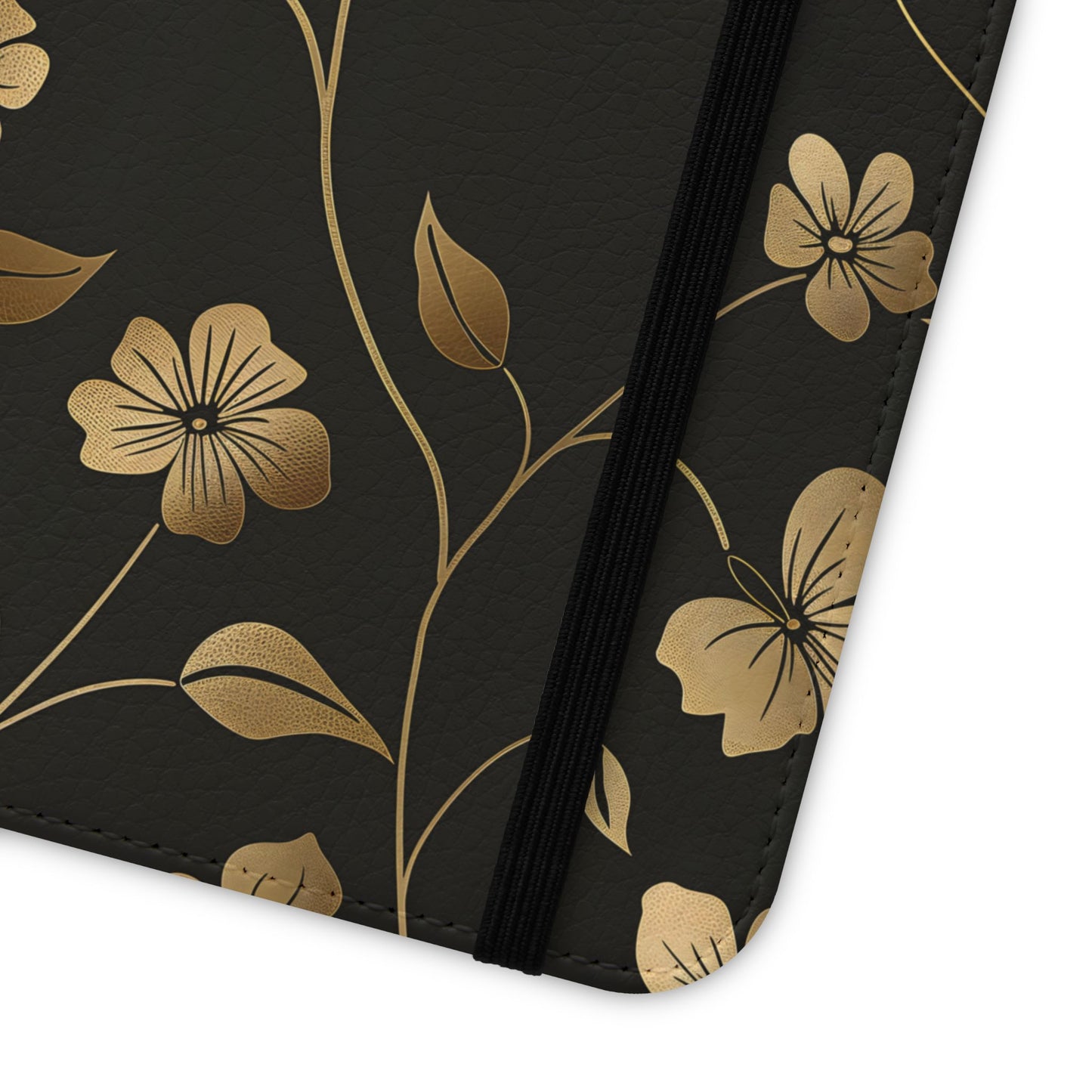 Golden Elegance – iPhone Wallet Case