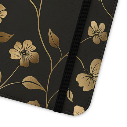 Golden Elegance – iPhone Wallet Case