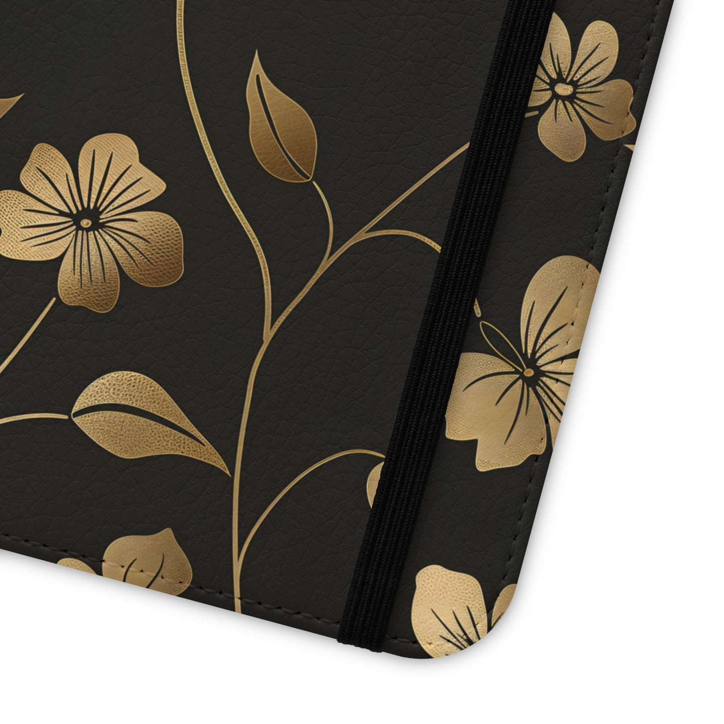 Golden Elegance – iPhone Wallet Case