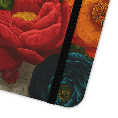 Midnight Bloom – iPhone Wallet Case