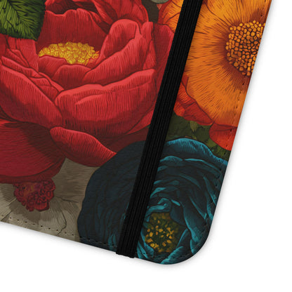 Midnight Bloom – iPhone Wallet Case