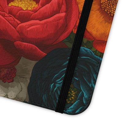 Midnight Bloom – iPhone Wallet Case