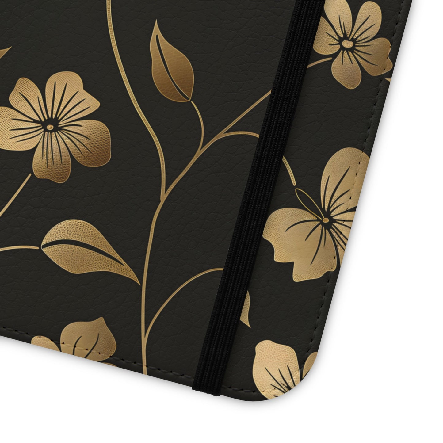 Golden Elegance – iPhone Wallet Case