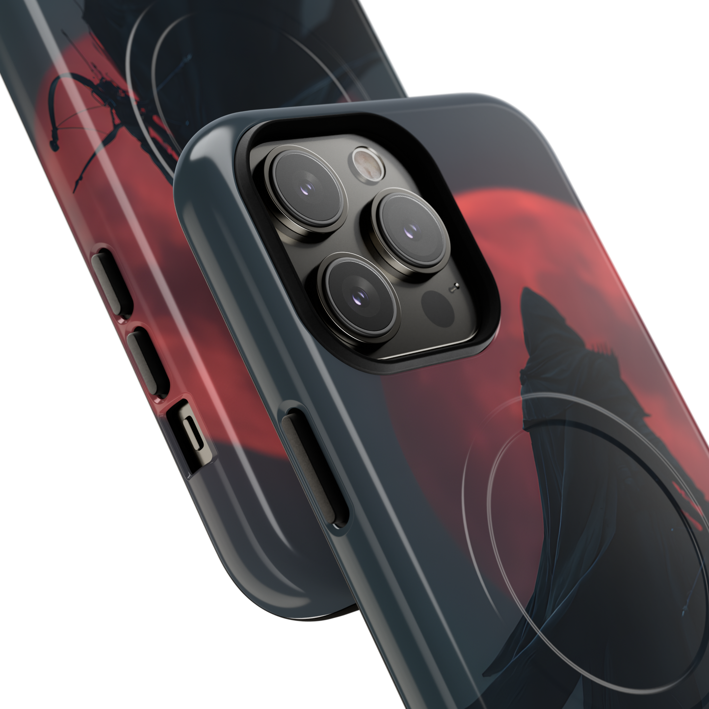 Shadow of the Crimson Moon – Tough MagSafe iPhone Case