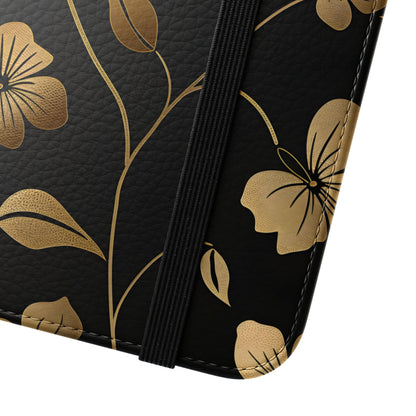 Golden Elegance – iPhone Wallet Case