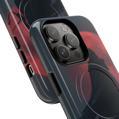 Shadow of the Crimson Moon – Tough MagSafe iPhone Case