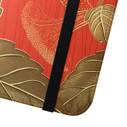 Golden Hibiscus – iPhone Wallet Case