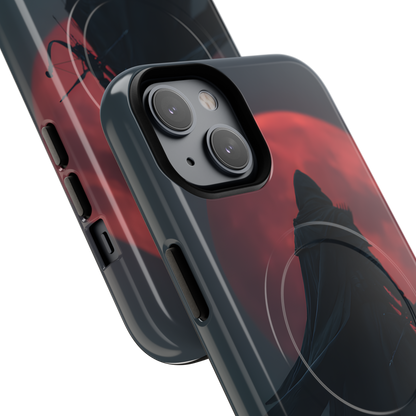 Shadow of the Crimson Moon – Tough MagSafe iPhone Case