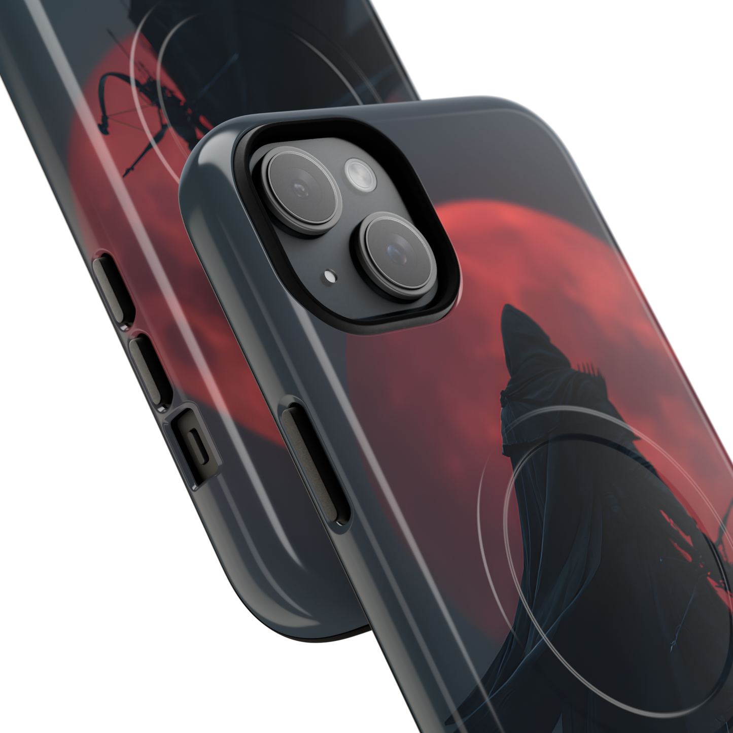 Shadow of the Crimson Moon – Tough MagSafe iPhone Case
