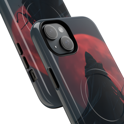 Shadow of the Crimson Moon – Tough MagSafe iPhone Case